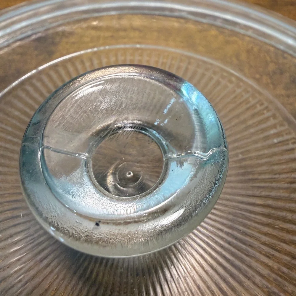 Vtg Pyrex 30 Clear Glass Lid 8.5